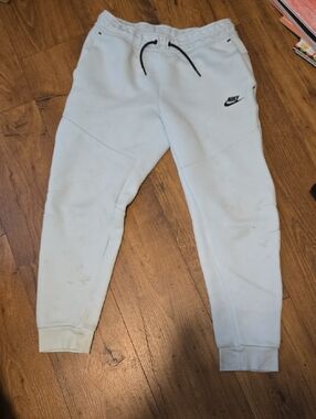 Youth XL Nike Tech Pants Baby Blue